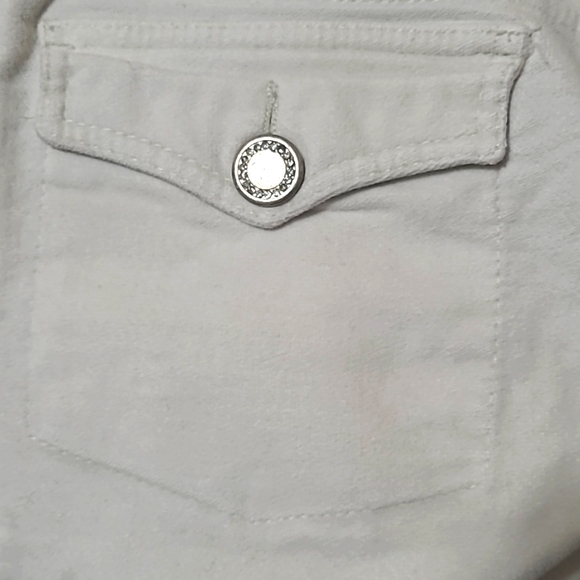 No Boundries White Soft Velvet Pants, Size 11 - Picture 9 of 12